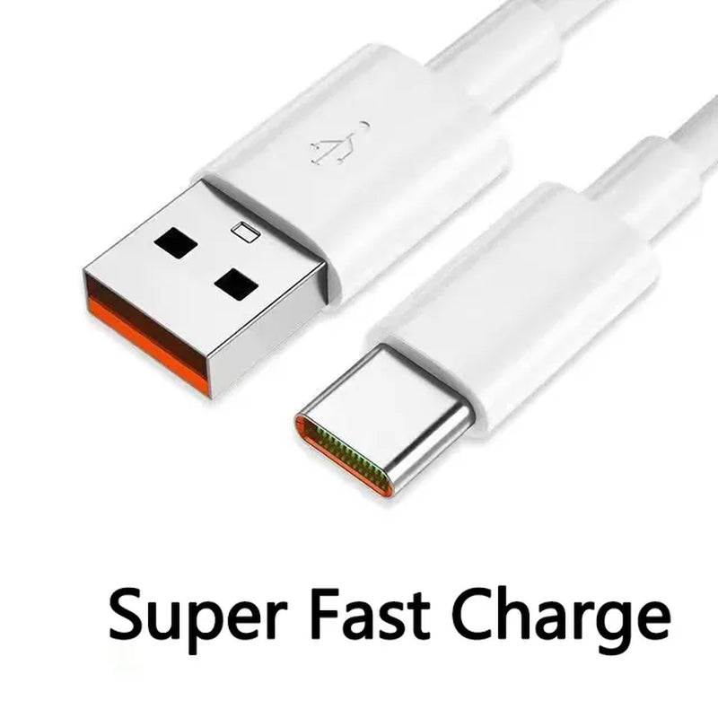 7A 100W Type-C USB Cable Super-Fast Charge Cable for Huawei Mate 40 30 Xiaomi Samsung Fast Charging Charger Cables Data Cord
