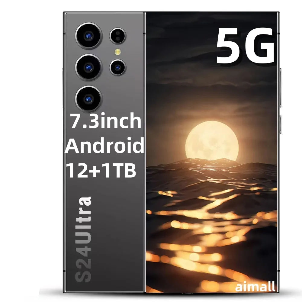 6.8 Inchs 5G S25 Ultra Cell Phones Unlock Touch Screen Mobile Phone Androids S24 Smartphone Camera Telephone HD Display Face Recognition 512GB 1TB Local Warehouse